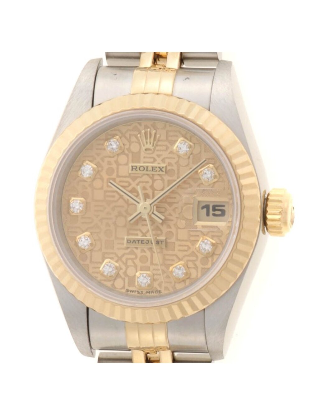 Rolex Datejust Watch 18k Yellow Gold 18k